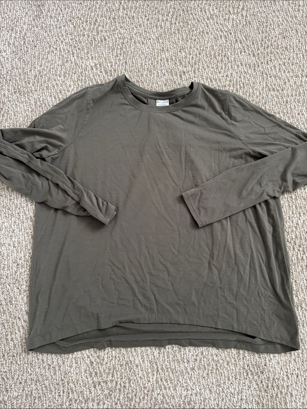 Athleta With Ease Long Sleeve Top S